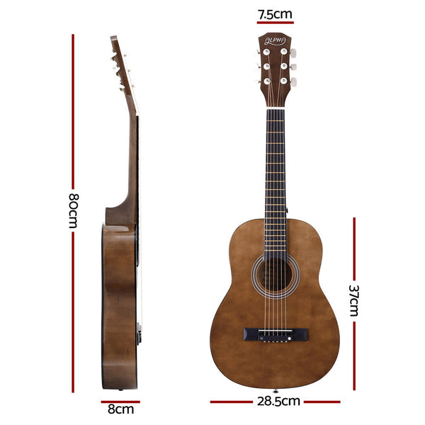 Alpha 31" Steel String Acoustic Guitar Portable Acoustic Guitars