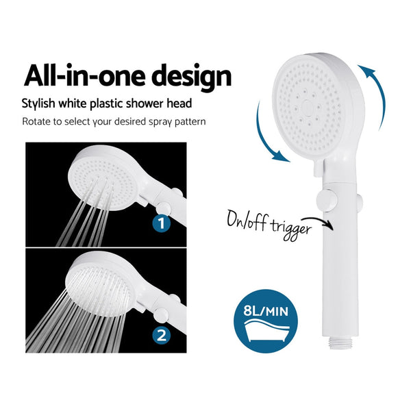 Devanti Portable Gas Water Heater 8L/Min With Pump Lpg System Grey Water Heaters