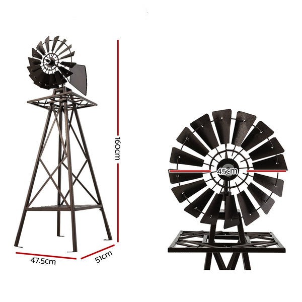 If You Are After A Unique Yet Beautiful Decoration For Your Backyard Then Our Gardeon Garden Windmill Is For You. The Windmill Has A Weathervane Built