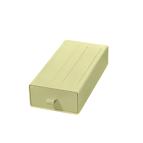 Storage Box Green 20X10x5cm Desktop Stackable Drawer Type Organizer Storage Boxes