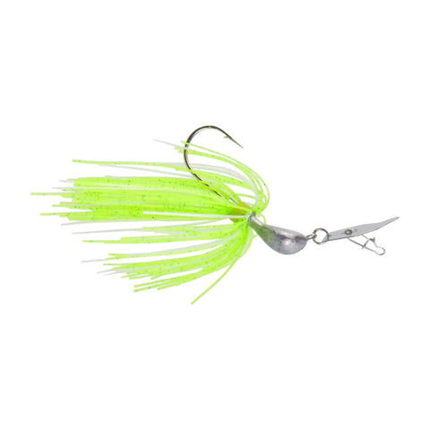 Dekoi 14Gm Bladed Swim Jig Chatterbait Green Flash 2 Pack Baits & Lures