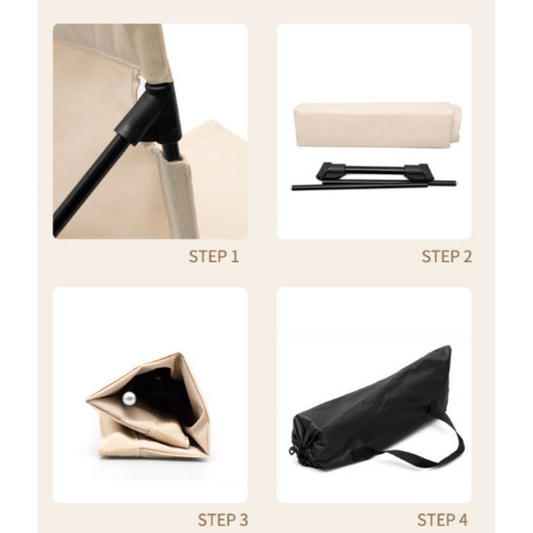 Green Outdoor Folding Lawn Chair With Backrest Lightweight Camping Beach & Park Recliner Easy To Carry For Relaxing Outdoors Camping Chairs