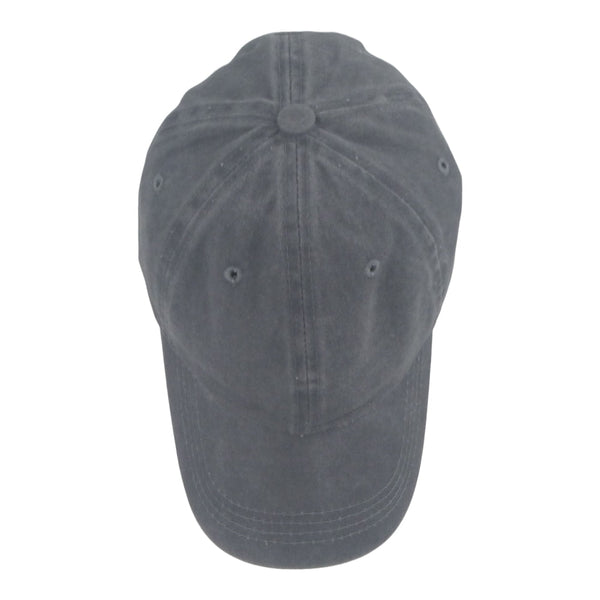 Bstc 6 Panel Baseball Cap Distressed Cotton Grey Hats & Headwear