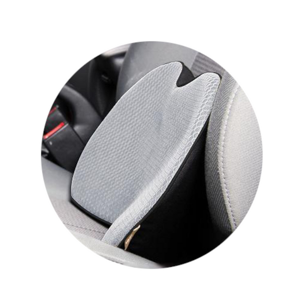 Grey Mini Car Seat Cushion Memory Foam Height Boost With Removable Mesh Cover Driver Pad For All Seasons Other Car Interior