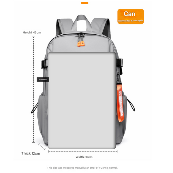 Grey Professional Business And Travel Backpack | Large Capacity 15.6 Inch Laptop Compartment Water Resistant Functional Design Backpacks