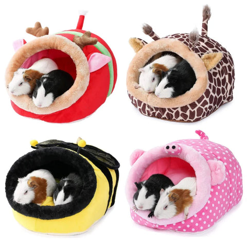 Guinea Pig Bed Hideout Small Pet For Animal Rabbit Hamster Small Animal Supplies