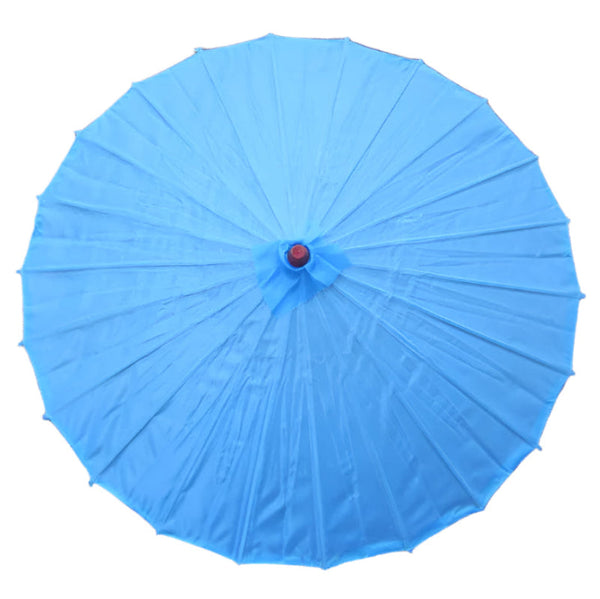 Chinese Colored Fabric Umbrella White Pink Parasols Traditional Dance Japanese Silk Props Umbrellas