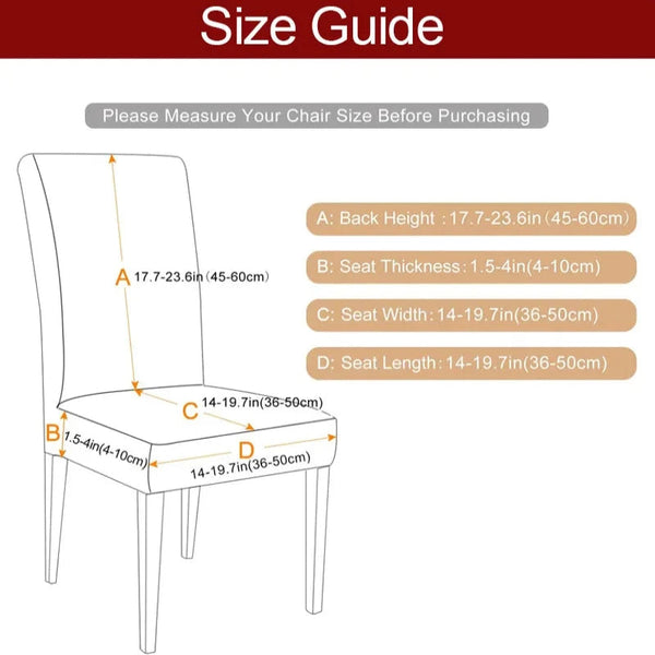 Chair Cover Beige Bear Design Anti Dirt Elastic Material Dining Room Kitchen Slipcovers