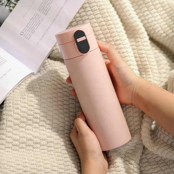 Smart Water Bottle With Temperature Display Vacuum Usb Charging Thermos 12H Hot Cup 320Ml Drinking Reminder Insulate Water Bottles & Vacuum Flasks