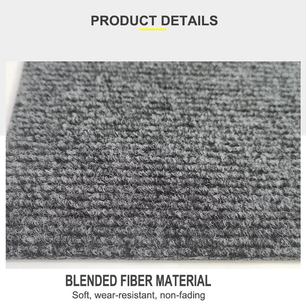 Splicing Mat Black 30X30cm 10 Pieces Removable Self Priming Non Slip Rugs Door Mats & Floor Mats