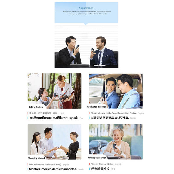 T11 138 Language Intelligent Translator 2025 Portable Speech Offline Real Time Ai Electronic Translators
