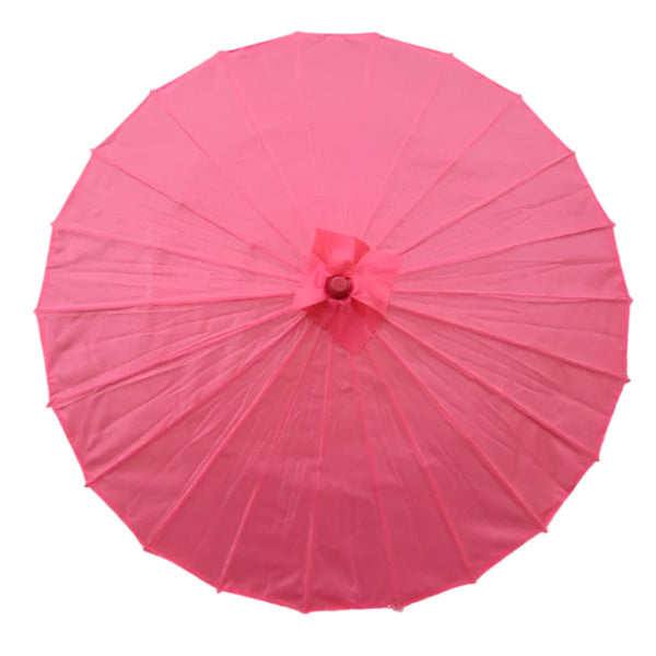 Chinese Colored Fabric Umbrella White Pink Parasols Traditional Dance Japanese Silk Props Umbrellas