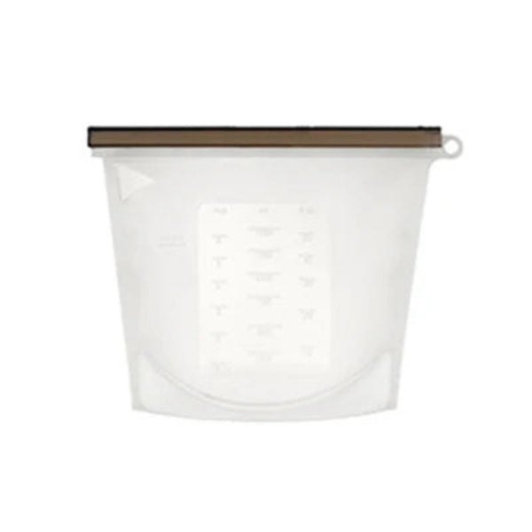 Silicone Bags Reusable Food Airtight Seal Grade For Vegetable Liquid Snack Meat Food Storage Bags