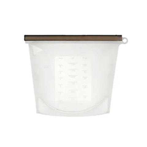 Silicone Bags Reusable Food Airtight Seal Grade For Vegetable Liquid Snack Meat Food Storage Bags