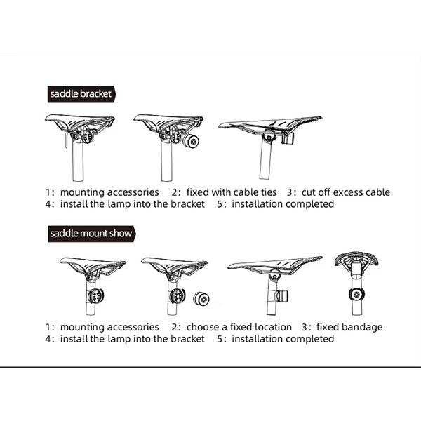 Antusi A8 Wireless Bike Rear Light Bell Anti Theft Alarm & Auto Brake Taillight Lights & Reflectors