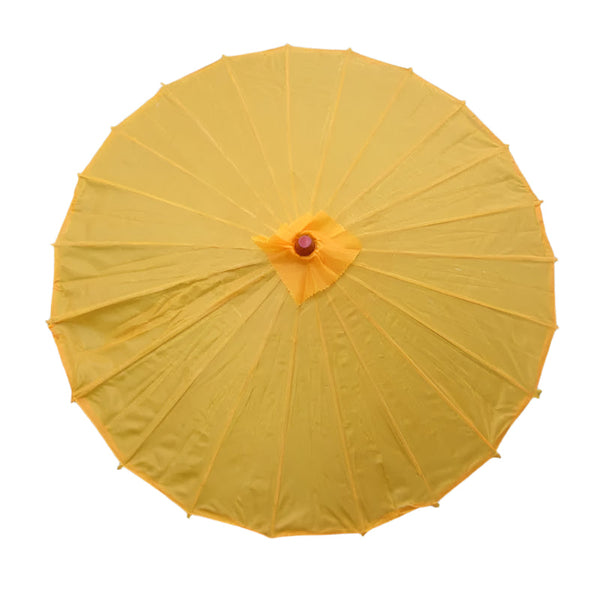 Chinese Colored Fabric Umbrella White Pink Parasols Traditional Dance Japanese Silk Props Umbrellas
