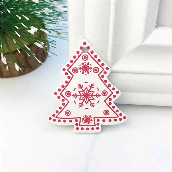 10Pcs Diy Christmas Tree Hanging Decorations Seasonal Decorations