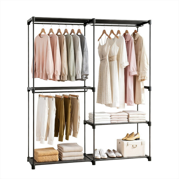 Artiss Wardrobe Clothes Rack Closet 181Cm Clothes Airers