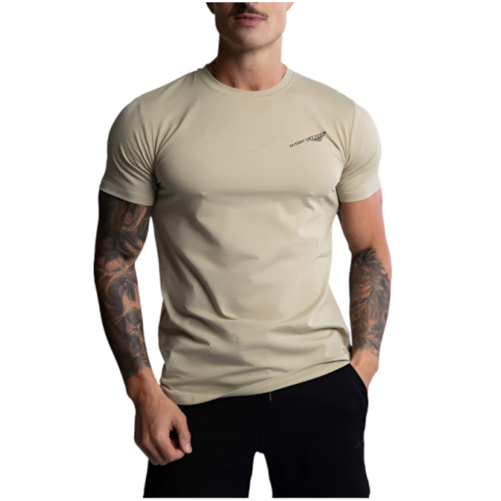 Hard Hitters Slim Fit Cotton Tee Sage T Shirts
