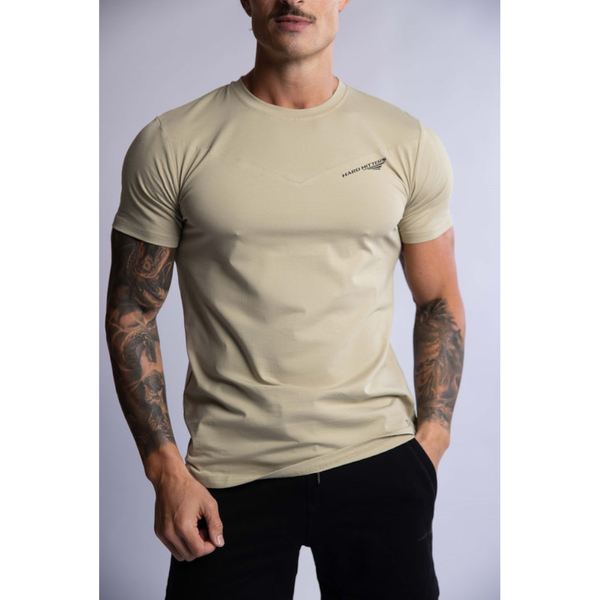 Hard Hitters Slim Fit Cotton Tee Sage T Shirts