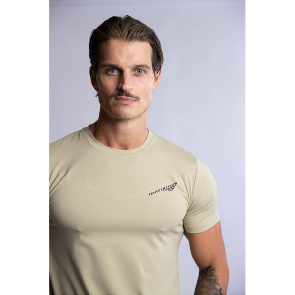 Hard Hitters Slim Fit Cotton Tee Sage T Shirts
