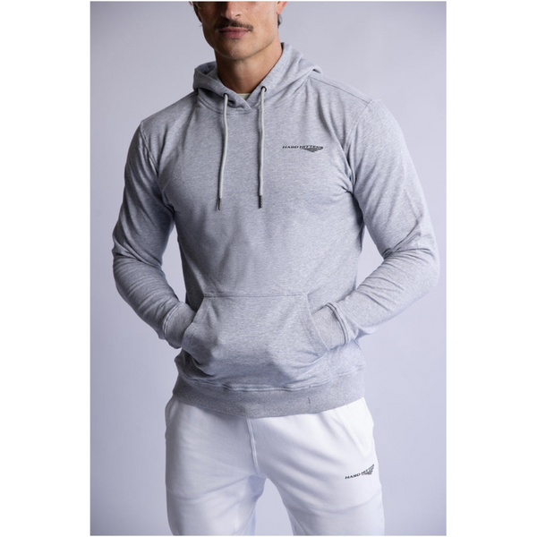 Hard Hitters Slim Fit Terry Hoodie Grey Coats Jackets & Vests