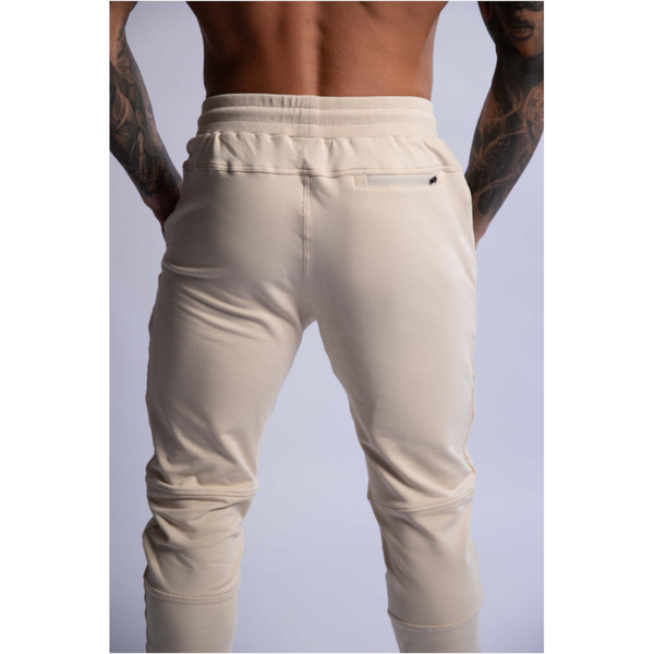 Hard Hitters Slim Fit Terry Joggers Beige Pants