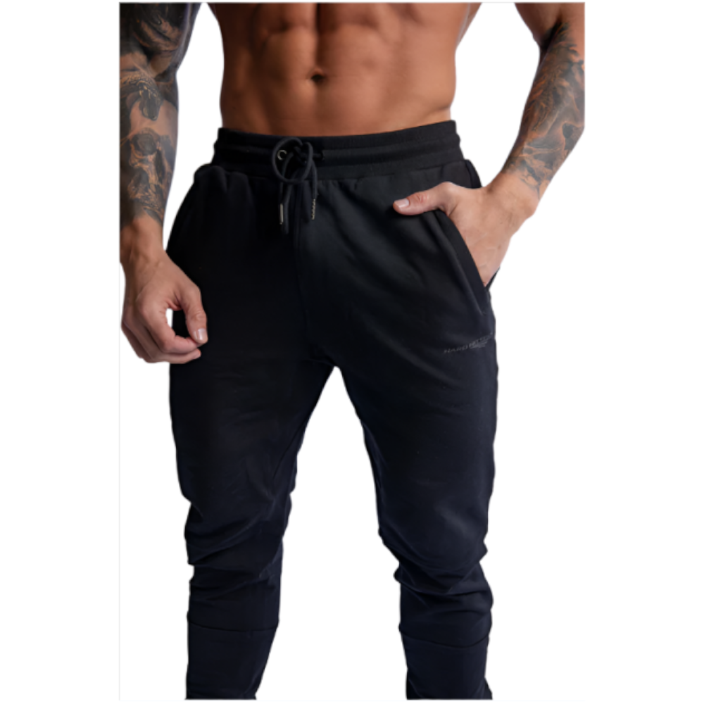 Hard Hitters Slim Fit Terry Joggers Black Medium Pants