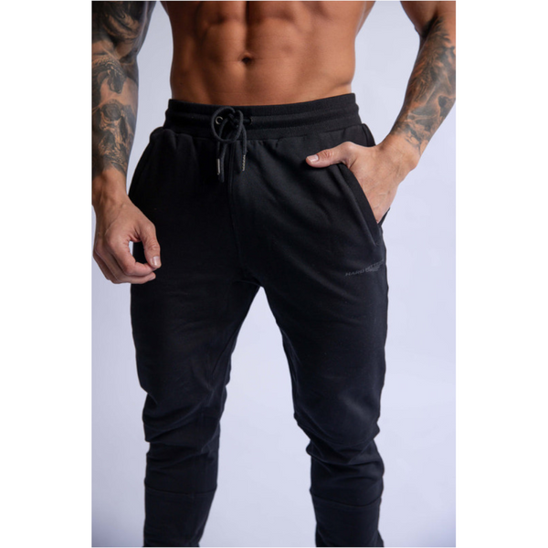 Hard Hitters Slim Fit Terry Joggers Black Medium Pants