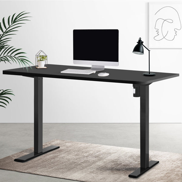 Artiss Standing Desk Motorised Black 120Cm Standing Desks