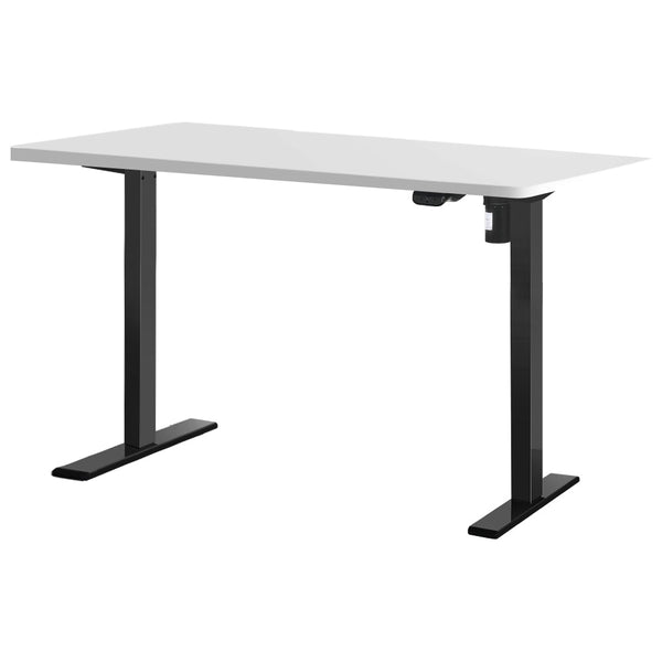 Powder Coated Metal Motorised Height Adjustable Standing Desk Frame And Particleboard Desktop Standing Desks