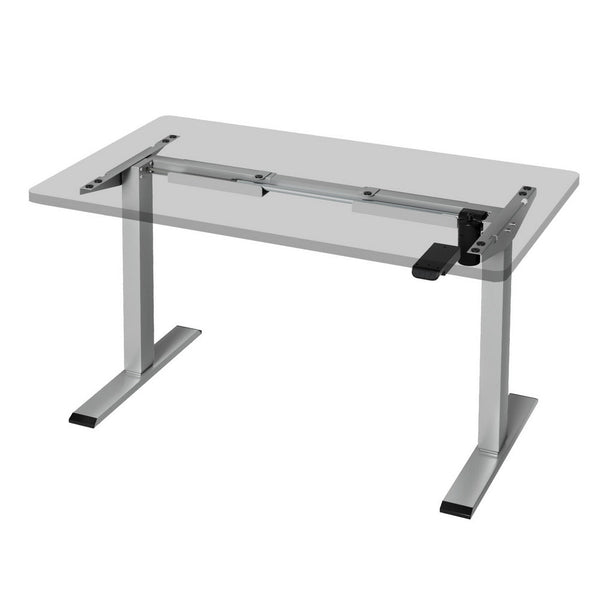 Artiss Electric Standing Desk Frame Only Height Adjustable 70Kg Load Grey Standing Desks
