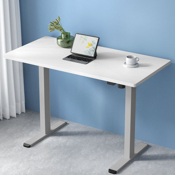 Artiss Standing Desk Motorised 120Cm White Standing Desks