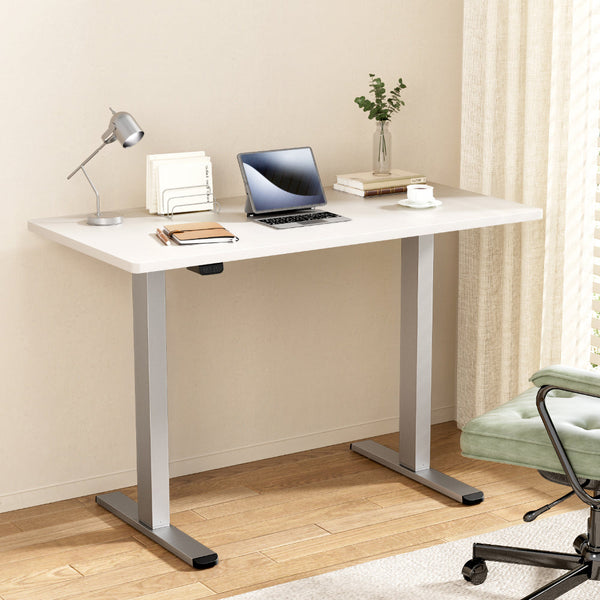 Artiss Standing Desk Motorised 140Cm White Standing Desks