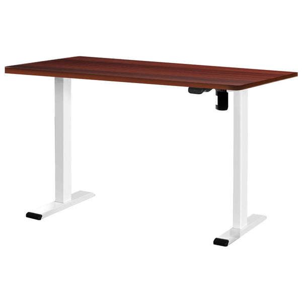 Artiss Standing Desk Motorised Sit Desks Walnut 140Cm Standing Desks