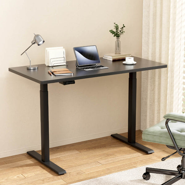Artiss Standing Desk Motorised Dual Black 140Cm Standing Desks