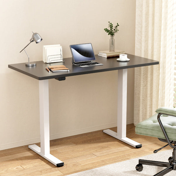 Artiss Standing Desk Motorised Dual 140Cm Black Standing Desks