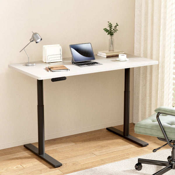 Metal Motorised Electric Dual Adjustable Standing Desk Home Office Standing Desks