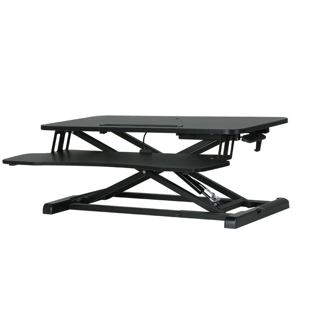 Artiss Standing Desk Riser Height Adjustable Black 80Cm Standing Desks