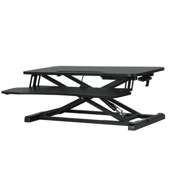 Artiss Standing Desk Riser Height Adjustable Black 80Cm Standing Desks