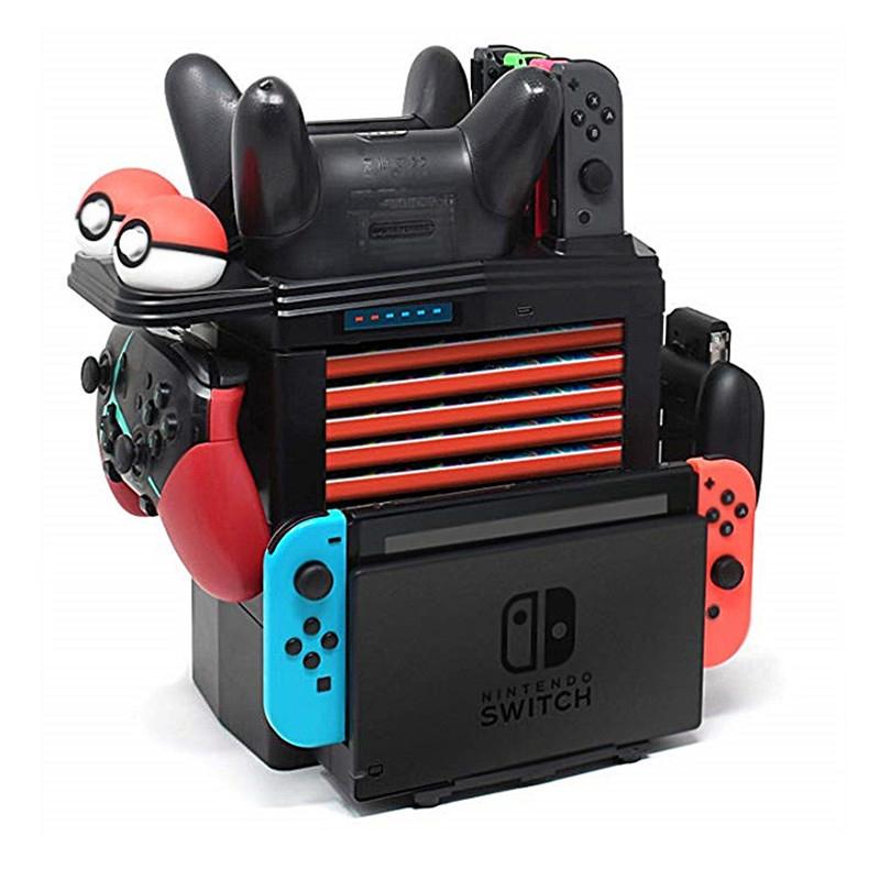 Nintendo Switch Charging Stand Compact Design For Controllers And Accessories Chargers & Charging Docks
