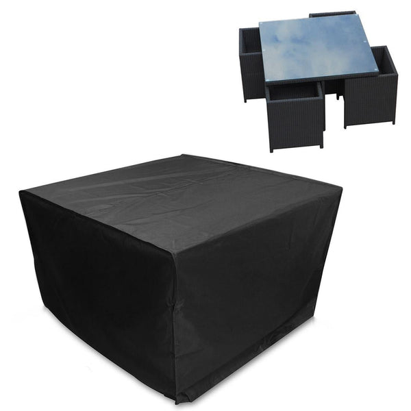 Outdoor Furniture Set Cover Waterproof Anti Uv Dust Proof Oxford Cloth Black Outdoor Furniture Covers