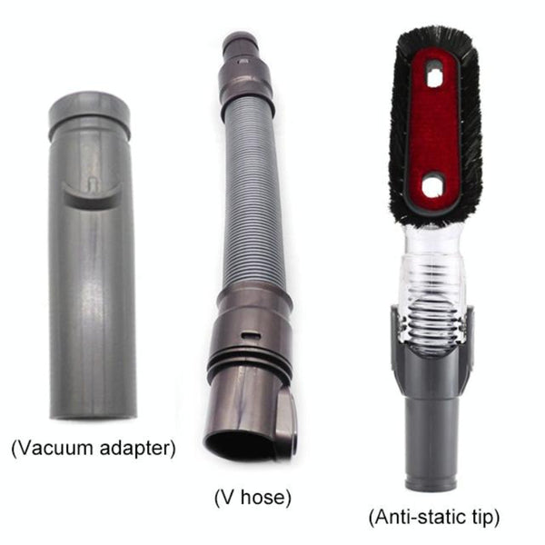 3 In 1 Bendable Anti Static Suction Head Kit For Dyson V6 / Dc Vacuum Vacuum Cleaner Parts