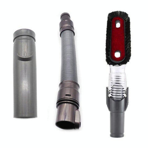 3 In 1 Bendable Anti Static Suction Head Kit For Dyson V6 / Dc Vacuum Vacuum Cleaner Parts