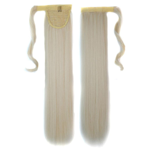60 Inch Long Straight Ponytail With Invisible Bandage For Seamless Look Hair Extensions