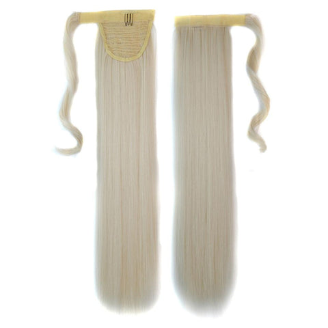 60 Inch Long Straight Ponytail With Invisible Bandage For Seamless Look Hair Extensions