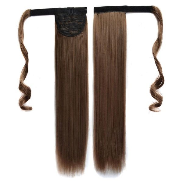 Long Straight Ponytail With Invisible Bandage Eighteen Inch Hair Extension Hair Extensions