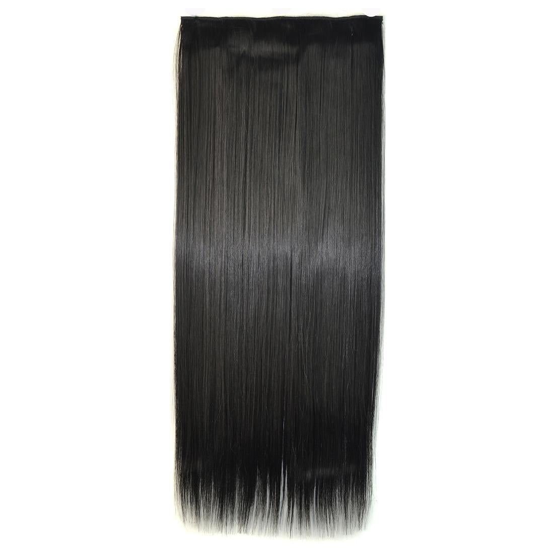 Long Straight Clip In Wig Extension 5 Pieces Hair Extensions