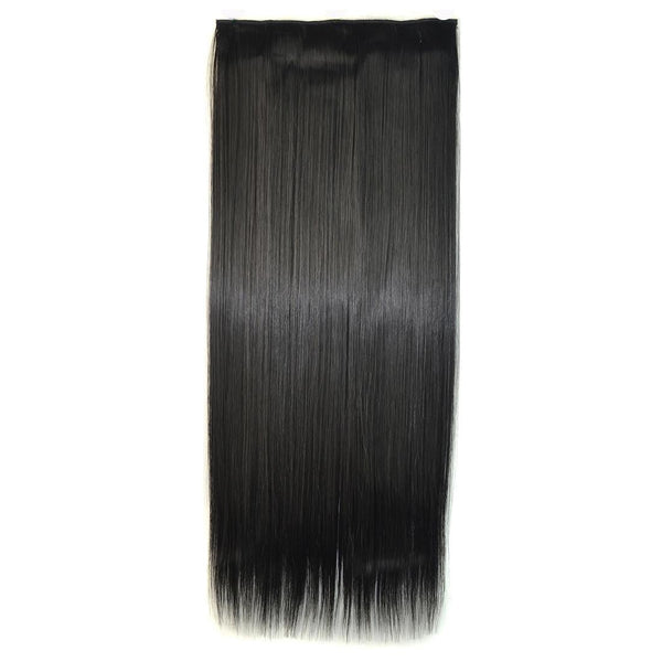 Long Straight Clip In Wig Extension 5 Pieces Hair Extensions