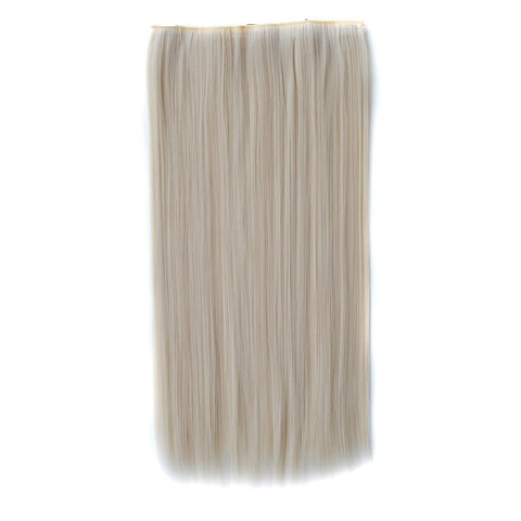 Long Straight Wig Piece With Five Clips Sixty Inches Length Hair Extensions